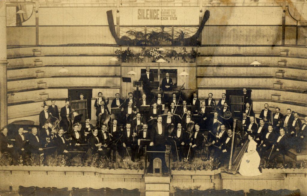 Dan Godfrey conducts the Orchestra at the Winter Gardens