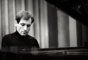 Pianist Boris Giltburg at piano 