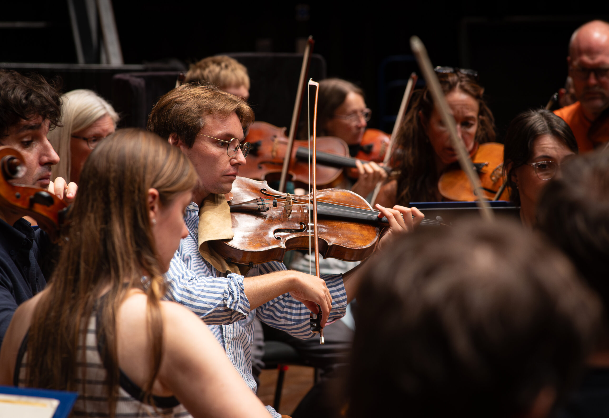 Our new Section Principal Viola, Clem Pickering