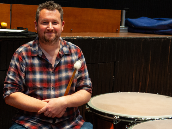 Our new Principal Timpani, James Bower