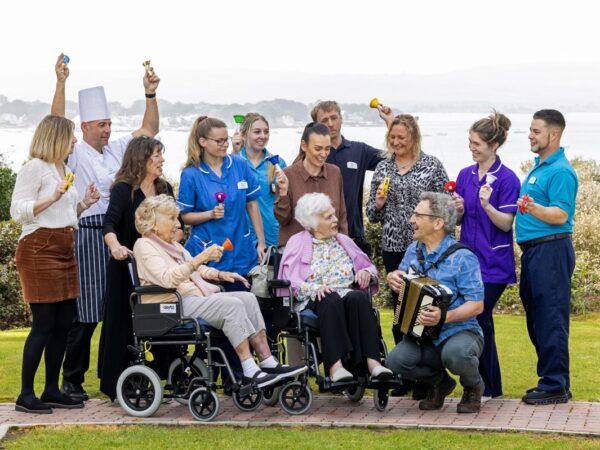 New partnership with Marjorie House to provide a ‘musical boost’ for residents, staff and families at Poole care home