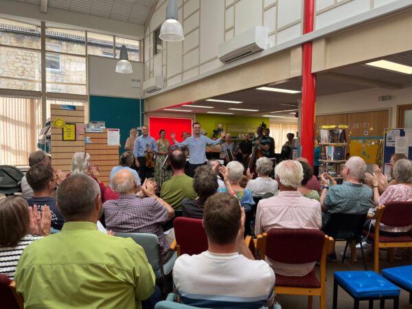 “More events like this please” say audiences as inclusive ensemble brings music to Bradford-on-Avon library
